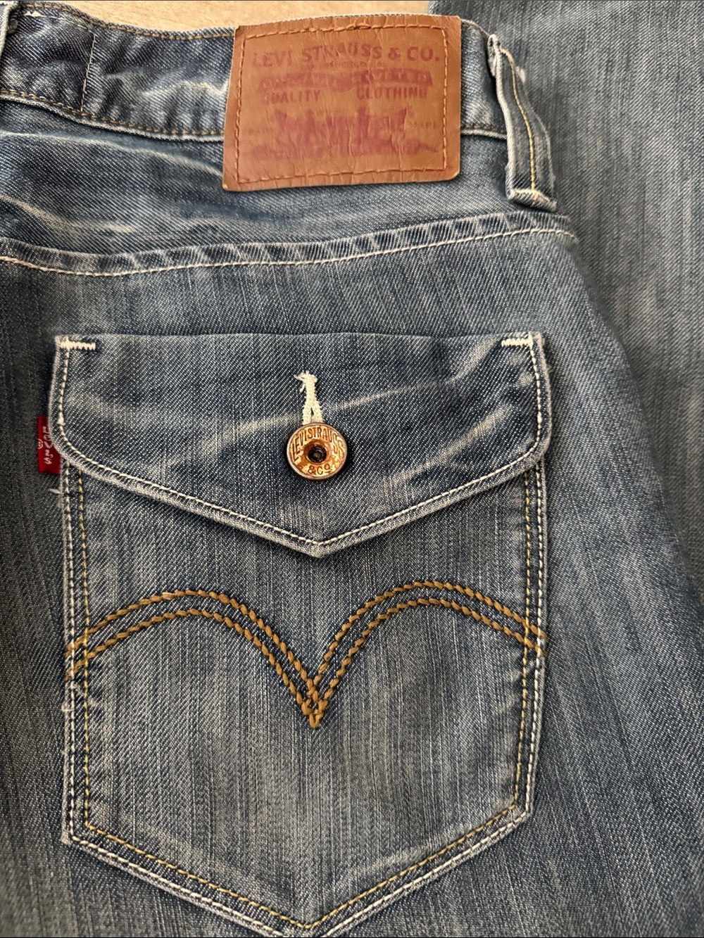 Levis 514 Slim Straight Men’s Jeans Flap Pocket Vintage Y2K 30x30 Jeans